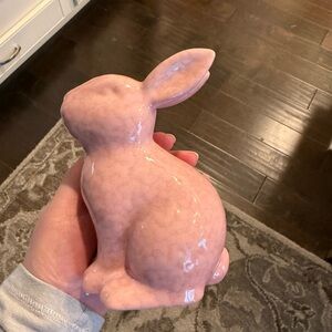 NWT Ceramic Pink Easter Bunny Rabbit